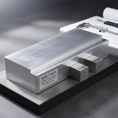 7050 T7451 Aerospace Aluminum Alloy Plate Bar with Ultra High Strength and SCC Resistance for Aircraft Components