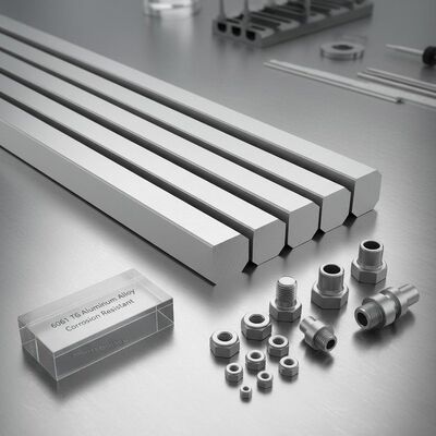 6061 T6 Aluminum Alloy Hex Bar Precision Extruded Corrosion Resistant for Nuts Bolts Hydraulic Connectors