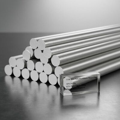 1100 H14 Pure Aluminum Round Bar with 99% Purity and 62% IACS Conductivity for Electrical Applications
