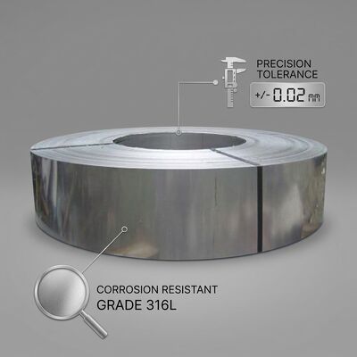 Food Grade 2B Finish 304 Stainless Steel Coil Hygienic Surface For Dairy Equipment