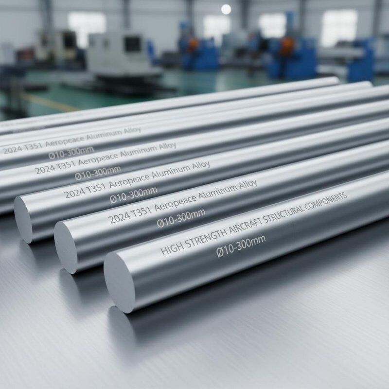 2024 T351 Aerospace Aluminum Alloy Round Bar High Strength with Precision Diameter Tolerance and Excellent Fatigue Resistance